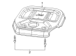 Jeep Wrangler Engine Cover Diagram - 68608381AA
