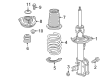Jeep Renegade Shock And Strut Mount Diagram - 68627247AA