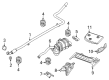 2021 Ram ProMaster City Exhaust Hanger Diagram - 68094963AA