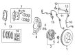 Jeep Grand Cherokee L ABS Control Module Diagram - 68547566AC