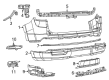 Jeep Wagoneer L Bumper Diagram - 68606203AA