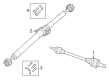 Jeep Grand Cherokee L Axle Shaft Diagram - 68433740AB