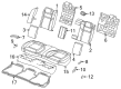 2022 Dodge Charger Seat Cushion Diagram - 68156158AC