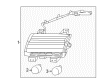 2024 Jeep Wrangler Side Marker Light Diagram - 68307245AH