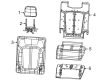 2022 Jeep Grand Cherokee L Seat Cushion Diagram - 68459491AD