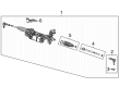 Jeep Rack and Pinion Boot Diagram - 68619673AA