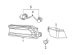 Dodge Challenger Back Up Light Diagram - 68510770AA