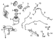 Ram ProMaster City Power Steering Hose Diagram - 68615457AA