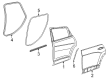 2022 Jeep Cherokee Door Seal Diagram - 68620434AA