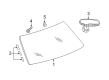 2023 Dodge Durango Windshield Diagram - 55112845AE