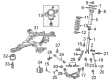 Dodge Durango Rear Crossmember Diagram - 4877623AE