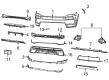 Jeep Grand Wagoneer L Bumper Diagram - 6UF98TZZAC