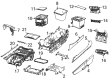 Jeep Wagoneer Center Console Base Diagram - 68541517AB
