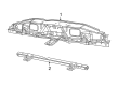 Ram Radiator Support Diagram - 68542320AA
