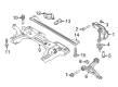 Ram Front Cross-Member Diagram - 68612983AA