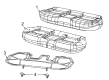 Jeep Compass Seat Cover Diagram - 7JK16DBNAA
