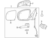 2023 Jeep Cherokee Car Mirror Diagram - 68325353AB