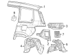 2023 Jeep Grand Cherokee Wheelhouse Diagram - 68376702AE