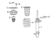 Ram Shock And Strut Mount Diagram - 68595914AA