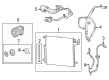 Jeep Grand Cherokee L A/C Compressor Diagram - 68459833AC