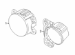 Jeep Gladiator Fog Light Diagram - 68504497AA