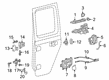 Jeep Gladiator Door Handle Diagram - 6ZA09RUAAB