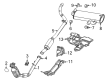 Jeep Wrangler Catalytic Converter Diagram - 68629623AA