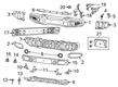 2022 Jeep Gladiator Bumper Diagram - 6BU44RXFAB