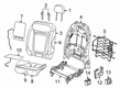 Jeep Renegade Seat Cushion Diagram - 68418832AA
