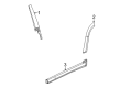2023 Jeep Grand Cherokee L Door Moldings Diagram - 6XN75GXHAB