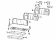 2017 Ram 1500 Seat Cushion Diagram - 68050741AA