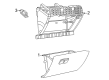 Dodge Durango Glove Box Diagram - 7CS07DX9AA