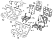 2020 Ram ProMaster City Seat Cover Diagram - 5ZM30ND9AA