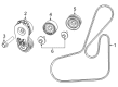 Jeep Compass Belt Tensioner Diagram - 4627742AB