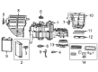 Jeep Heater Core Diagram - 68524071AA