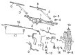 Jeep Wrangler Wiper Arm Diagram - 68382427AC