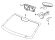 Jeep Grand Cherokee L Windshield Diagram - 68379504AH