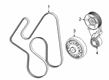 Ram A/C Idler Pulley Diagram - 5281677AA
