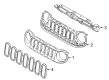 Jeep Renegade Grille Diagram - 7KK03MA7AA