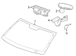 Jeep Grand Cherokee L Parking Assist Distance Sensor Diagram - 6PG85TZZAA