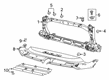 Ram Radiator Support Diagram - 68403786AD