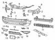 2022 Jeep Cherokee Bumper Diagram - 68595986AA