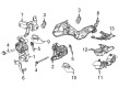 Jeep Wagoneer Engine Mount Diagram - 68422186AC