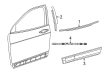 2022 Jeep Cherokee Door Moldings Diagram - 6VX62TZZAC