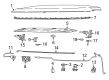 2022 Jeep Compass Weather Strip Diagram - 68488241AA