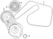Jeep Wagoneer L A/C Idler Pulley Diagram - 68369755AC