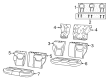 2021 Jeep Renegade Seat Cover Diagram - 6SK74U00AA