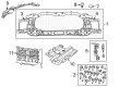Ram Radiator Support Diagram - 68197334AA
