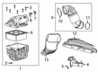 Ram 3500 Air Intake Coupling Diagram - 57009256AA