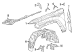 Jeep Grand Cherokee Fender Diagram - 68465273AB